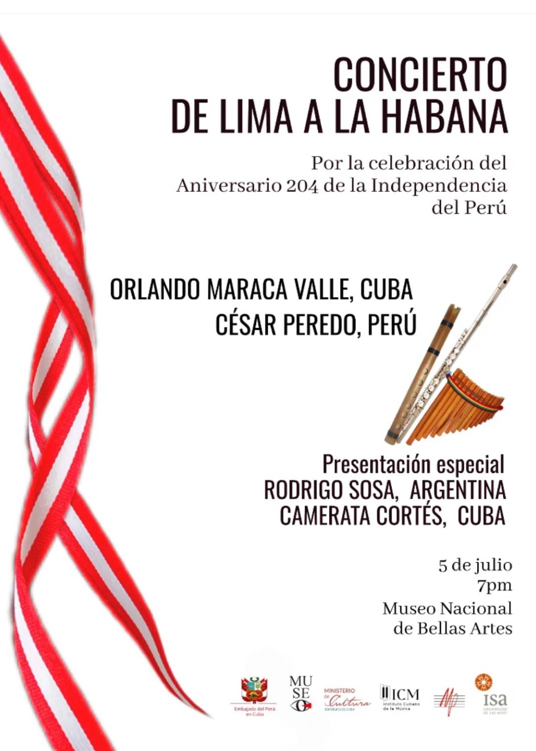 Concierto de Lima a La Habana